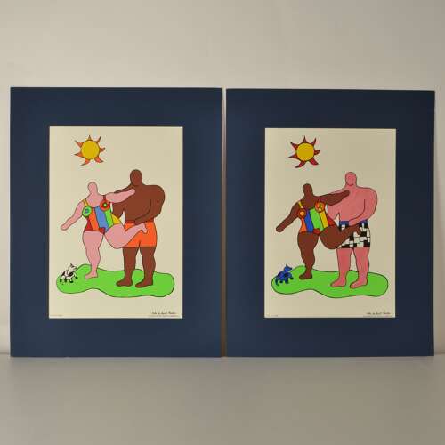 Pair of Niki de Saint Phalle