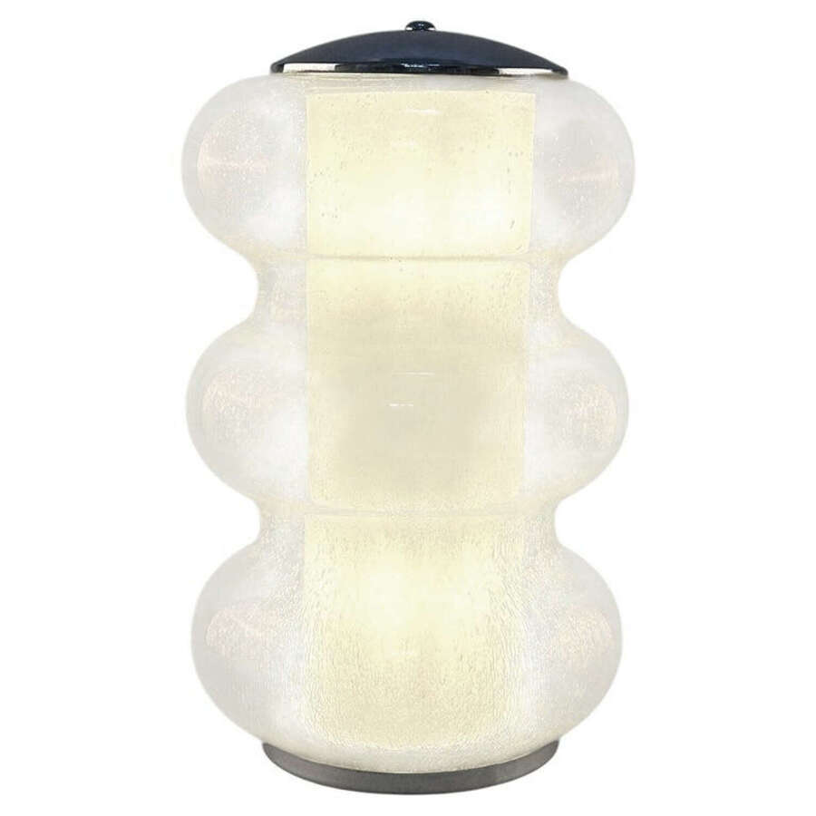 Sculptural Murano Glass Table Lamp attributed to Carlo Nason for Mazzega