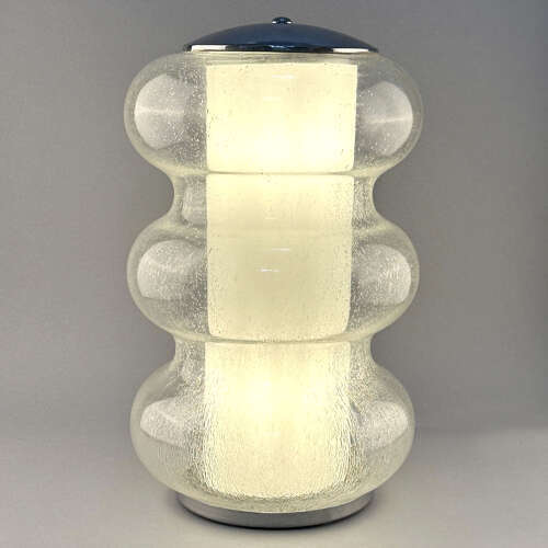Sculptural Murano Glass Table Lamp attributed to Carlo Nason for Mazzega