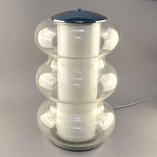 Sculptural Murano Glass Table Lamp attributed to Carlo Nason for Mazzega