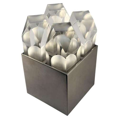 Sculptural Table Light by Gaetano Missaglia Italy 1960's