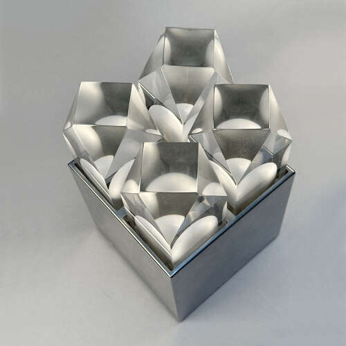 Sculptural Table Light by Gaetano Missaglia Italy 1960's