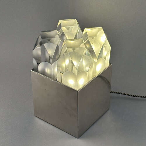 Sculptural Table Light by Gaetano Missaglia Italy 1960's