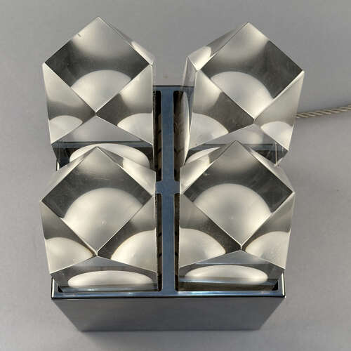 Sculptural Table Light by Gaetano Missaglia Italy 1960's
