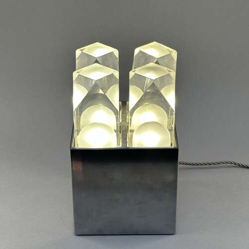 Sculptural Table Light by Gaetano Missaglia Italy 1960's