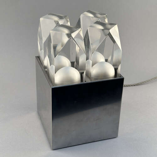 Sculptural Table Light by Gaetano Missaglia Italy 1960's