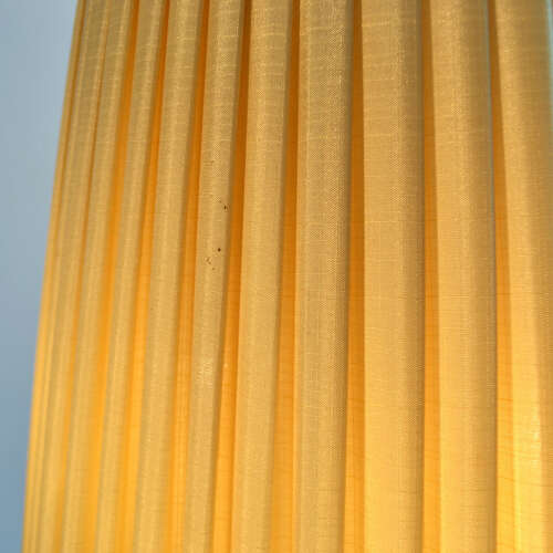Elegant Kalmar Brass and Silk Floor Lamp, Austria1950's