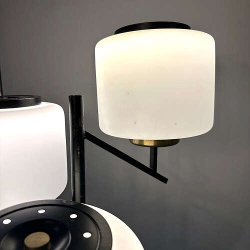 Three-Light Floor Lamp Attributed to Stilnovo, Italy 1950's