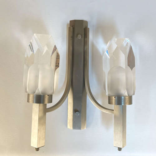 Pairs of Wall lights attributed to Gateano Missaglia, Italy 1960s