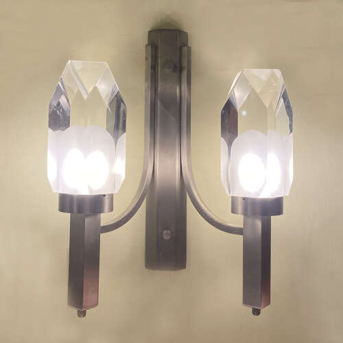 Pairs of Wall lights attributed to Gateano Missaglia, Italy 1960s